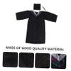 ABOOFAN Science Graduation Gown and Cap Set for College Photography Gray Academic Attire for Graduates s for Heights up to Comfortable and Easy to Wear view 4