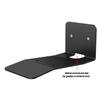 Growalleter Metal Wall Mount for Sonos Era 300 Speaker, Stand Space-Saving Compatible with Era 300 Speaker (Black-2PCS) view 3