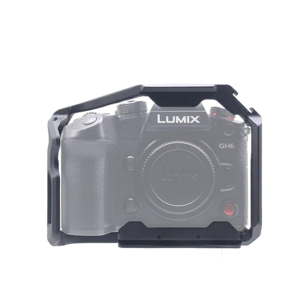 Anntery GH6 Cage for Panasonic Lumix GH6 Camera Full Cage with Non Slip Silicone Mat -A010