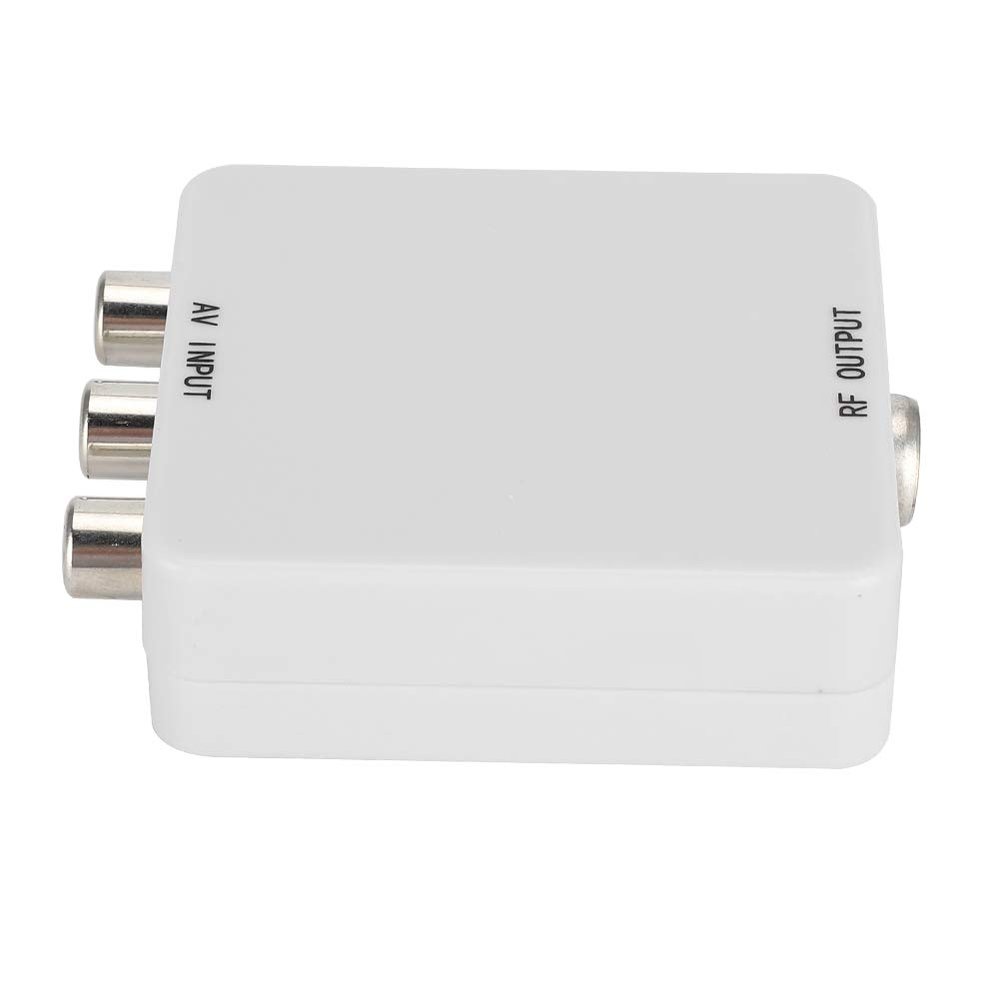 Ciciglow Mini AV to RF Signal Converter Adapter, Portable, Flexible, and Easy to Use