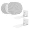 Growalleter Metal Wall Mount for Sonos Era 300 Speaker, Stand Space-Saving Compatible with Era 300 Speaker (White-2PCS)