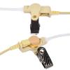 HYS Surveillance 2 Way Radio Earpiece with PTT/Mic, Two Wires(3.8ft/4.3ft), Security Headset for Motorola XPR3000 Series DEP550E DEP570E DGP8050EELITE DP2400 DP2600 DP3441 XIRE8608I XIRP6600I view 2