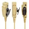 HYS Surveillance 2 Way Radio Earpiece with PTT/Mic, Two Wires(3.8ft/4.3ft), Security Headset for Motorola XPR3000 Series DEP550E DEP570E DGP8050EELITE DP2400 DP2600 DP3441 XIRE8608I XIRP6600I view 3