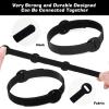 200PCS Reusable Fastening Cable Ties, 6-Inch Cable Straps Cable Management, Multi-Purpose Hook & Loop Cord Organizer Wire Ties, Adjustable Cable Organizer Cord Ties, Microfiber Cloth Straps, Black view 3