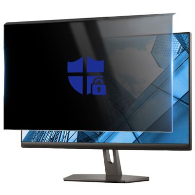 JQZWXX 20-27 Inch Computer Screen Privacy Cover, Removable Anti-Blue Light Anti Scratch Reduce Glare Monitor Universal Privacy Protective Film - Hanging Type / 20in/458x270mm