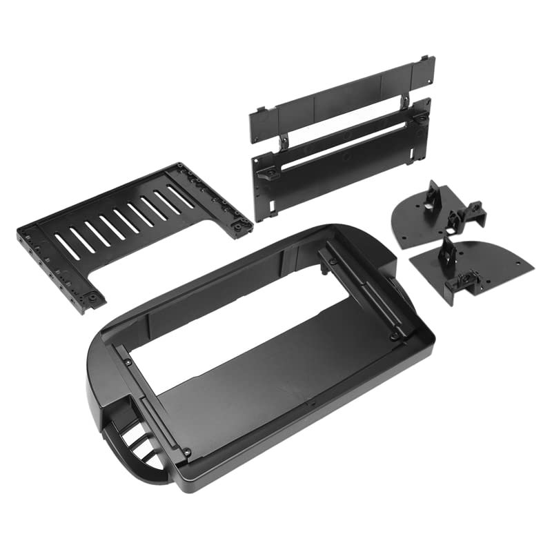 DELLEN 9 Inch Car Fascia for Fiat 500 2007-2015 2Din Fascia Audio Fitting Adaptor Panel Frame Kit Car Accessories
