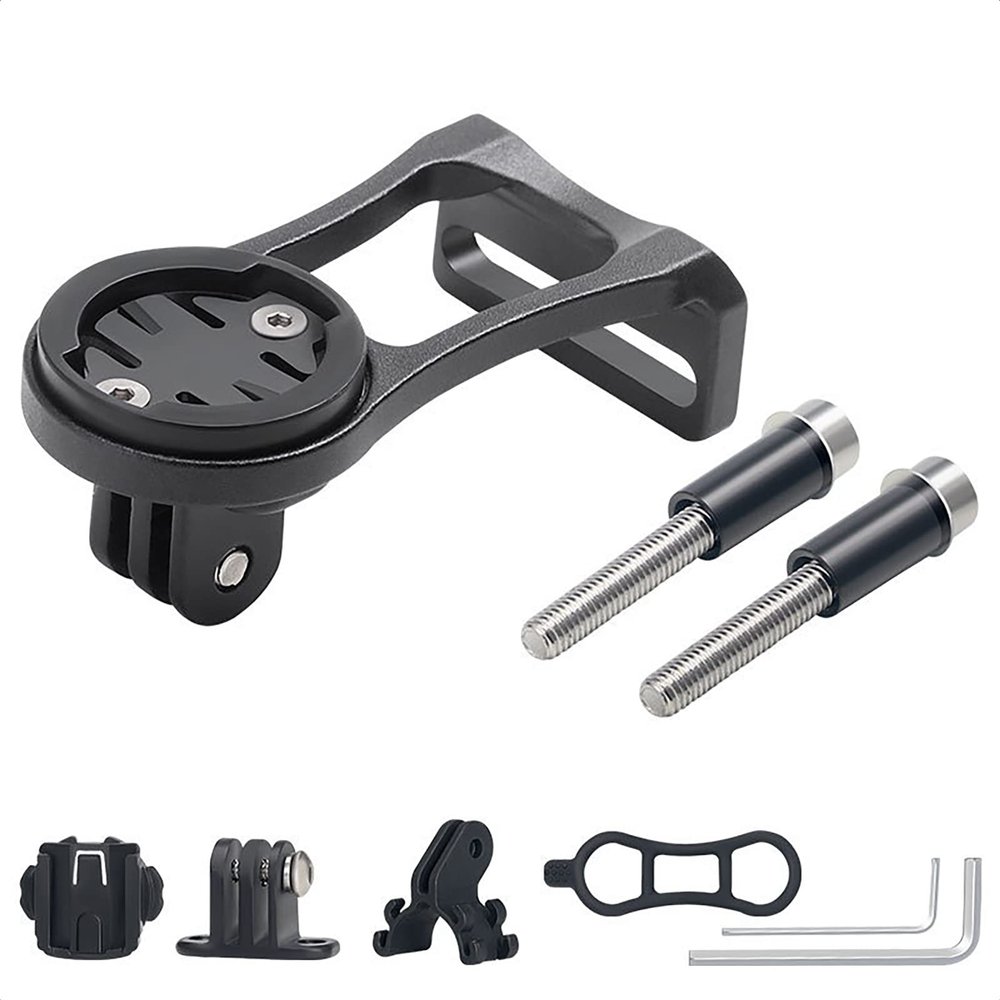KIEVODE Bike Extended Out-Front Mount Kit for Garmin Edge, Bicycle Handlebar Mount Computer GPS Holder for NiteRider Adapter, Sports Action Camera, 25 130 200 500 510 520 800 810 820 1000 1030