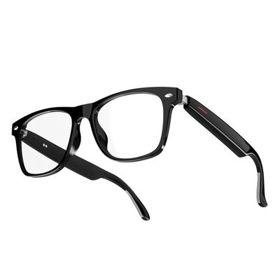 Meagtlva Bluetooth Glasses for Men and Women,Smart Audio Glasses,Blue Light Blocking,Open Ear Speaker and Hand Free Music Call Compatible with Smartphones(Clear Lens)