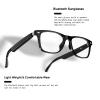 Meagtlva Bluetooth Glasses for Men and Women,Smart Audio Glasses,Blue Light Blocking,Open Ear Speaker and Hand Free Music Call Compatible with Smartphones(Clear Lens) view 2