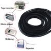 50Pcs Recorder Rubber Belts, Cassette Recorder Repair Rubber Belts 40-135 MM (1MM Width) view 4