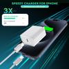 Fast iPhone 16 15 Charger, 2Pack 20W USB C Fast Charger Block iPhone 16 Charger Fast Charging with 6FT Long USB C to C Cable for iPhone 16/16 ProMax/15 Plus/15 Pro, iPad 10/Mini 6/Air 4/5/Pro 12.9/11 view 2