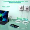 Fast iPhone 16 15 Charger, 2Pack 20W USB C Fast Charger Block iPhone 16 Charger Fast Charging with 6FT Long USB C to C Cable for iPhone 16/16 ProMax/15 Plus/15 Pro, iPad 10/Mini 6/Air 4/5/Pro 12.9/11 view 3