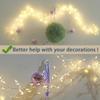 60PCS Cable Clips, KGROTE Extension Cord Clips Outdoor Light Wire Clips Adhesive Cable Hooks Wire Organizer Holder for Desk, Wall Cable Management, Christmas Lights, Decorations Hanging - Large, Clear view 4