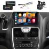 Android Car Stereo for Dodge Grand Caravan 2011-2020 and for Chrysler Grand Voyager 2011-2015 with Wireless Carplay & Android Auto, 9 Inch Touchscreen Car Radio with GPS/WiFi/SWC+AHD Backup Camera view 1