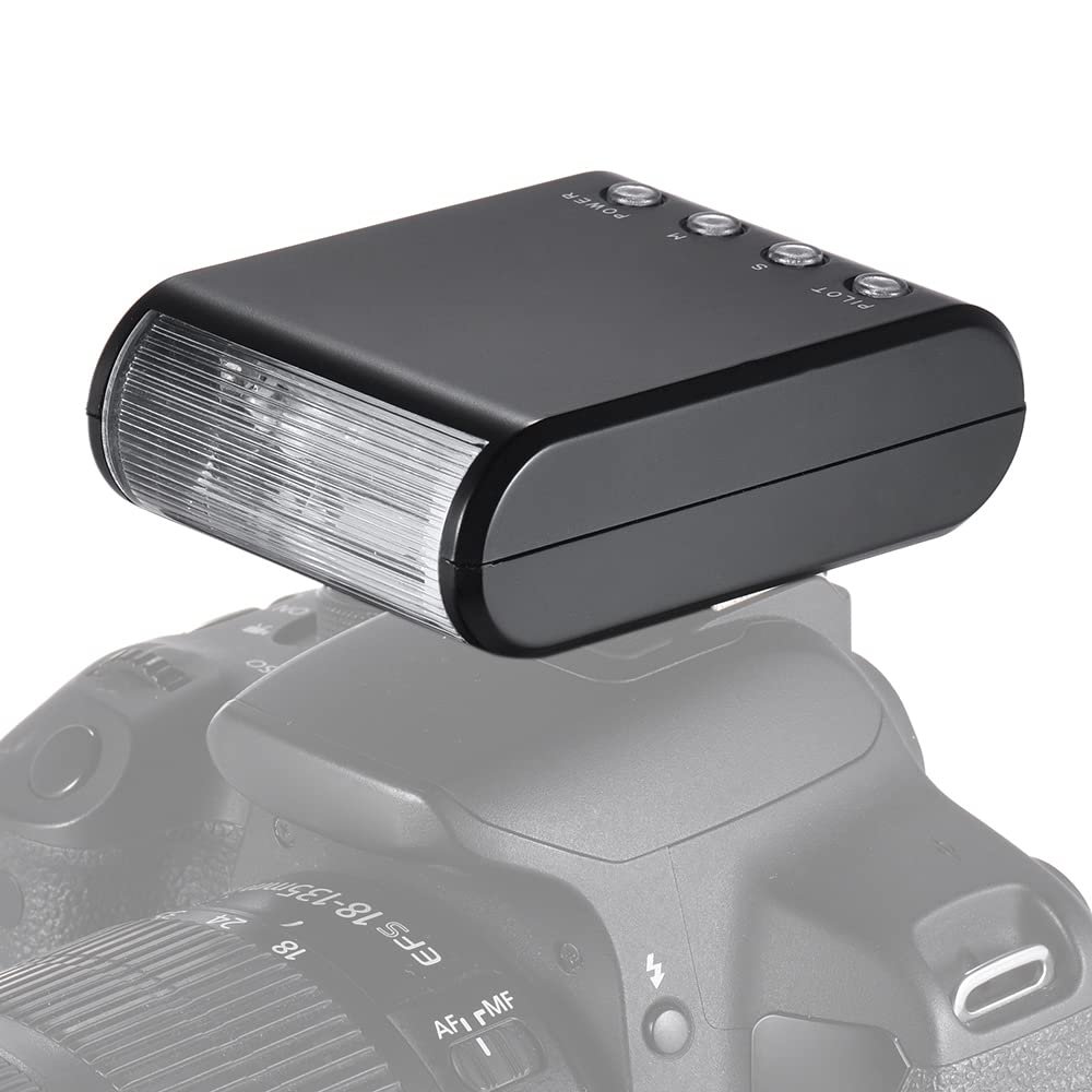 Camnoon WS-25 Professional Portable Mini Digital Slave Flash Speedlite On-Camera Flash with Universal Hot Shoe GN18 for Canon Nikon Pentax Sony a7 nex6 HX50 A99 Camera