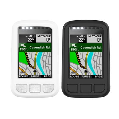 [2PACK] for Wahoo ELEMNT Bolt V2WFCC5 Silicone Protector Case, Soft Silicone Half Coverage Shockproof Protector Bumper Case Cover for Wahoo ELEMNT Bolt V2WFCC5 Cycling/Bike Computer (Black,White)