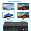 Dual Monitor HDMI KVM Switch 2 in 2 Out, 2 Port 4K@120Hz 8K@60Hz HDMI USB KVM Switcher for 2 Computers 2 Monitors with 4X USB 3.0 Ports, Support Windows, MacOS, Linux, Unix (2 Port HDMI) view 3