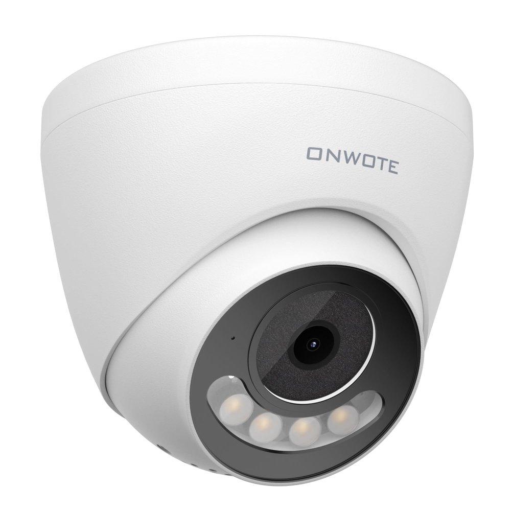 ONWOTE 12MP PoE IP Security Camera Outdoor, 2 Way Talk, Smart Color Night Vision, 4000x3000 12 Megapixels 30fps, 123 FoV, AI Detection, Commercial Wired Camera for Business, Add-on to PoE NVR System