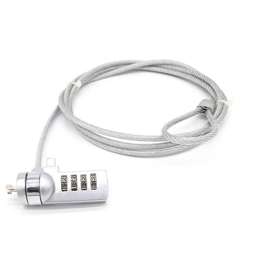 KOFORD 4 Digit Password Notebook Laptop Computer Security Lock Cable Chain for Laptop Notebook PC Anti-Theft keyless Entry Door Lock Latch
