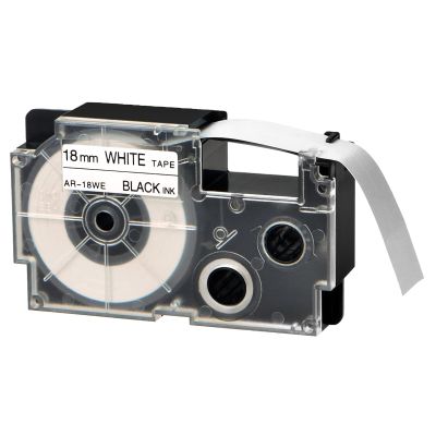 USUPERINK 40 Pack Compatible for XR-18WE XR-18WE2S Black on White 18mm Label IT Tape Cartridge for CW-L300 KL-120 KL-HD1 KL-430 KL-750 KL-780 EZ Label Printer