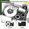 USUPERINK 40 Pack Compatible for XR-18WE XR-18WE2S Black on White 18mm Label IT Tape Cartridge for CW-L300 KL-120 KL-HD1 KL-430 KL-750 KL-780 EZ Label Printer view 2