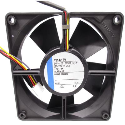 24V 4314/17V 225mA 5.4W 12032 Cooling Fan 4-Wire