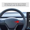 Car HUD Display, Digital HUD Gauge MPH KMH Speedometer, 4.6" Car LCD Mini Screen Display Dashboard Instrument Cluster Overspeed Alarm for 3 2017-2020(Atom) view 2