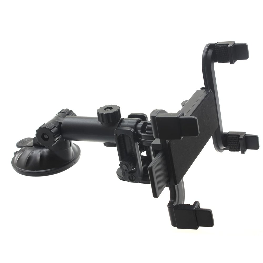 Selna Tablet Holder Car Mount Compatible with Amazon Fire 7 Kids Edition (2019 Release), Kindle Fire HDX 8.9 (2013 Release),7 (2013 Release) - Dash Cradle Dock Rotating Telescopic