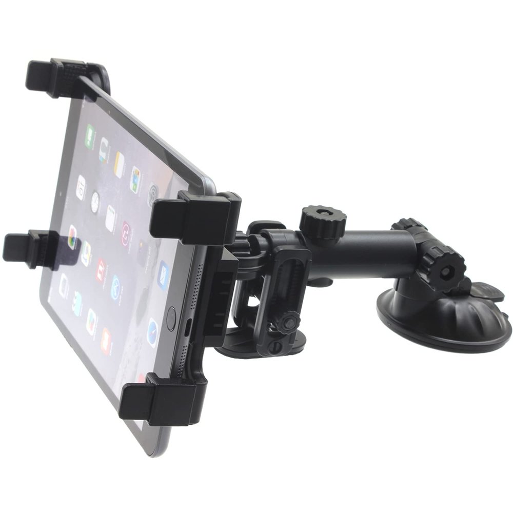 Selna Tablet Holder Car Mount Compatible with Amazon Kindle Fire HD 8.9 (2012 Release),7 (2013 Release),6 (2014 Release),DX, 10 Plus (2021 Release) - Dash Cradle Dock Rotating Telescopic