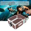 Leftwei DIY Cardboard Smartphone Projector, Mini Home Theater Portable Smart Mobile Phone Projector Small Home Cinema Phone Screen Magnifier Support 8X Image Magnification view 2