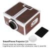 Leftwei DIY Cardboard Smartphone Projector, Mini Home Theater Portable Smart Mobile Phone Projector Small Home Cinema Phone Screen Magnifier Support 8X Image Magnification view 4