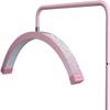 Bling Half Moon Lash Light | Dimmable LED Diamond Esthetician Light for Eyelash Techs - LED Floor Lash Lamp with Adjustable Height, Touch Control & Stable Base | Warm & Cool Tones | Pink Bling view 1
