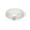 LED Marine Courtesy Lights, 4'' Stainless Steel 108LED Boat Underwater Lights, 12V IP68 Waterproof 135 Luminous Stern/Pontoon/Marine Lights view 2