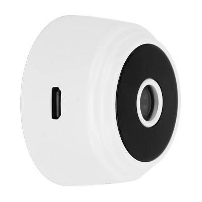 A9 Mini Camera, 1080P Camera with Magnetic Back Cover, Home Security Mini Camcorder Micro Video Surveillance Camera (White)