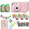 Fujifilm Instax Mini 12 Instant Camera + Pro Design Accessory Bundle with Protective Case, Magnetic Frames, Album, Frames Design Kit (40 Sheets) (Blossom Pink) view 1