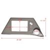 Boat Blank Chartplotter Panel 7202319L | 621 FS Gray 7610 XSV view 4