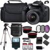 Canon EOS 2000D (Rebel T7) DSLR Camera w EF-S 18-55mm F/3.5-5.6 Zoom Lens+case+128Memory Cards (24PC) (Renewed) view 1