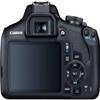 Canon EOS 2000D (Rebel T7) DSLR Camera w EF-S 18-55mm F/3.5-5.6 Zoom Lens EF-S 55-250mm f/4-5.6 is STM+case+128Memory Cards (24PC) (Renewed) view 3