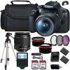Canon EOS Rebel T7 DSLR Camera with 18-55mm Lens+case+128Memory Cards (24PC) (Renewed) view 1