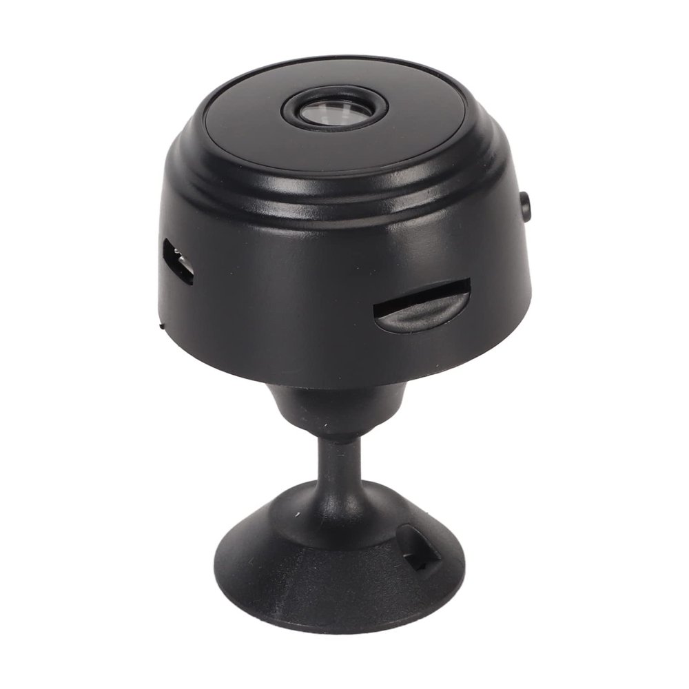 Mini Security Camera, 1080P Nanny Cam with Night Vision, App Control Magnetic Portable Camera Motion Detection, for Indoor Outdoor (Black)