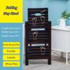 Katzowen Home Folding Step Ladder Stool Step Ladder Home Step Stools,Folding Step Stool, 3 Tread Kitchen Step Stool, Non-Slip, Multi-Function Library view 2