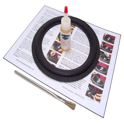 Springfield Speaker Foam Surround Edge Repair Kit - 1 Speaker Kit - 8 Inch - Compatible with Velodyne VA-810X-II, VA810XII, VA 810X II, V-810XB, VA810XB, VA 810XB, VA-79XII, VA79XII, Many More