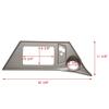 Boat Blank Chartplotter Panel 7202338G | 620 FS Onix 8 Gray view 4