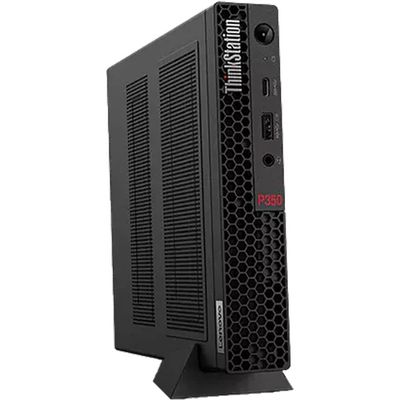 Lenovo ThinkStation P350 Tiny Home & Business Mini Desktop (Intel i7-11700 8-Core, 32GB RAM, 2x2TB PCIe SSD (4TB), Intel UHD 750, WiFi, Bluetooth, HDMI, USB 3.2, Win 11 Pro) Refurbished (Renewed)