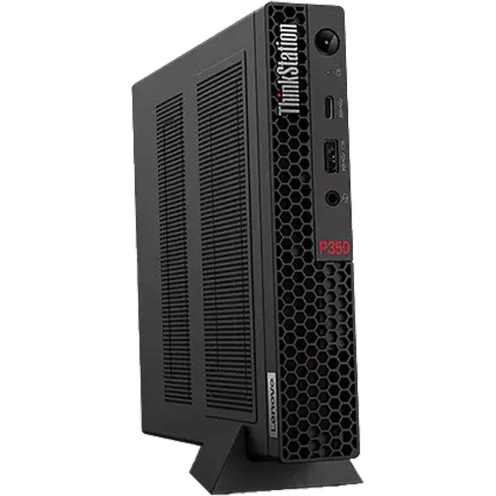 Lenovo ThinkStation P350 Tiny Home & Business Mini Desktop (Intel i7-11700 8-Core, 32GB RAM, 2x2TB PCIe SSD (4TB), Intel UHD 750, WiFi, Bluetooth, HDMI, USB 3.2, Win 11 Pro) Refurbished (Renewed)