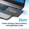 Lexar 1.92TB NQ100 SSD 2.5 Inch SATA III Internal Solid State Drive, Up to 550MB/s Read, Gray (LNQ100X1920-RNNNU) view 3