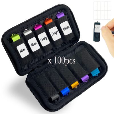 100pcs Flash Drive Case USB Storage Case JBOS USB Holder Storage Bag for USB Flash Drive Electronic Accessories Organizer for USB Flash Drive, USB Case, Thumb Drive Caes, Jump Drive Case