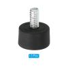 PATIKIL Universal 1/4" x 1" Rubber Tripod Feet, 3 Pack Anti-Slip Tripod Replacement Parts for Camera Tripods Monopod, Black view 3
