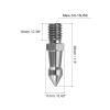 PATIKIL 3/8 Inch Thread Tripod Spike, 6 Pack Camera Tripod Ground Spike Screw Stainless Steel Spike Mount Adapter for Monopod Style 2, Silver view 2