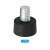 PATIKIL Universal 3/8" x 1" Rubber Tripod Feet, Anti-Slip Tripod Replacement Parts for Camera Tripods Monopod, Black view 3